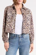 T Tahari Crop Faux Suede Jacket