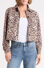T Tahari Crop Faux Suede Jacket