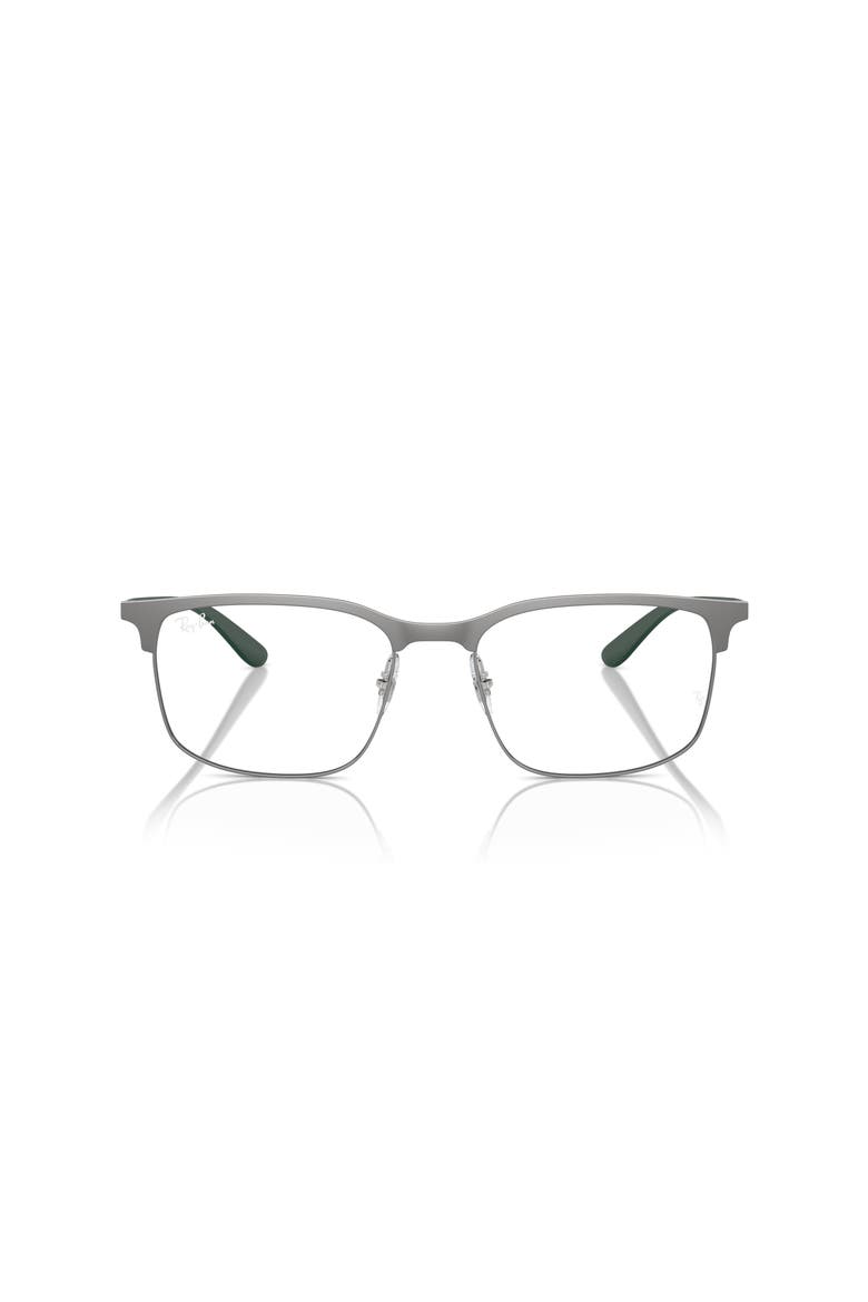 57mm Square optical glasses, Alternate, color, Grey