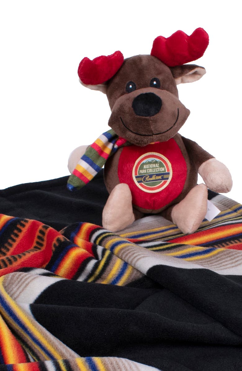 Pendleton National Park Pet Blanket & Toy Set, Alternate, color, Acadia Moose