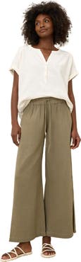 Pact Organic Cotton Coastal Double Gauze Short Sleeve Popover