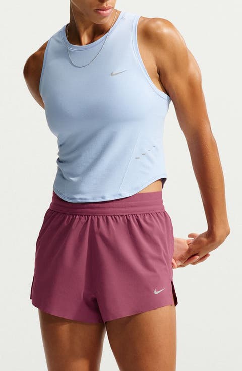 Swift Dri-FIT Mid-Rise Brief-Lined Running Shorts