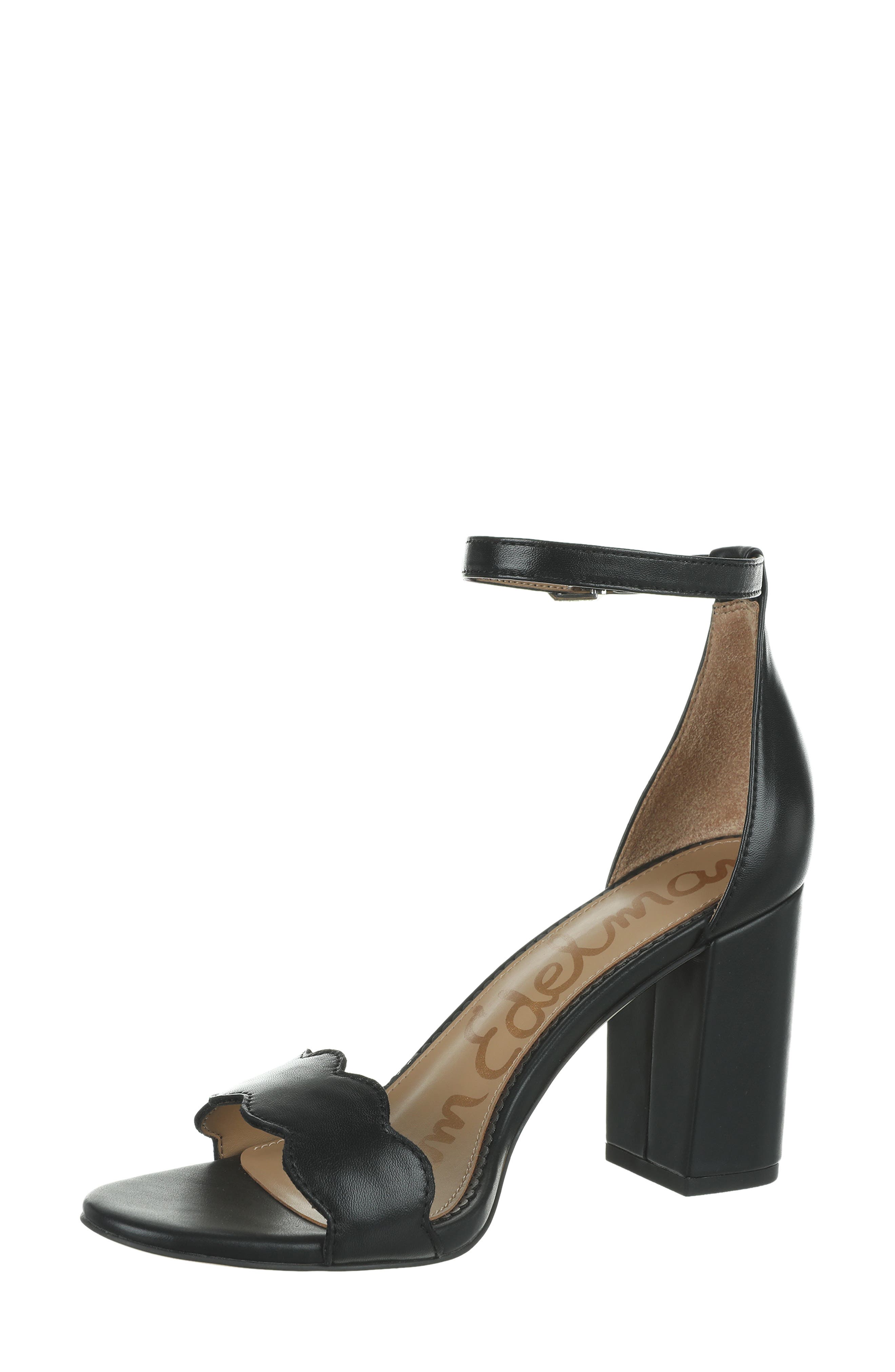 Sam Edelman Odila Scalloped Ankle Strap Sandal, Alternate, color, 