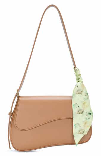 Asymmetrical Flap Faux Leather Shoulder Bag