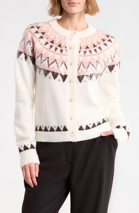 Fair Isle Crop Cardigan