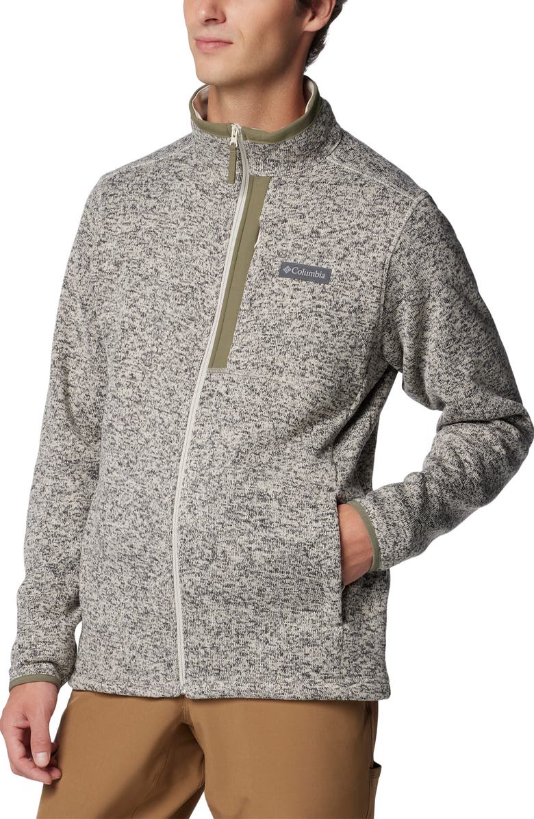 Columbia Sweater Weather Fleece Jacket, Alternate, color, Dark Stone Heather