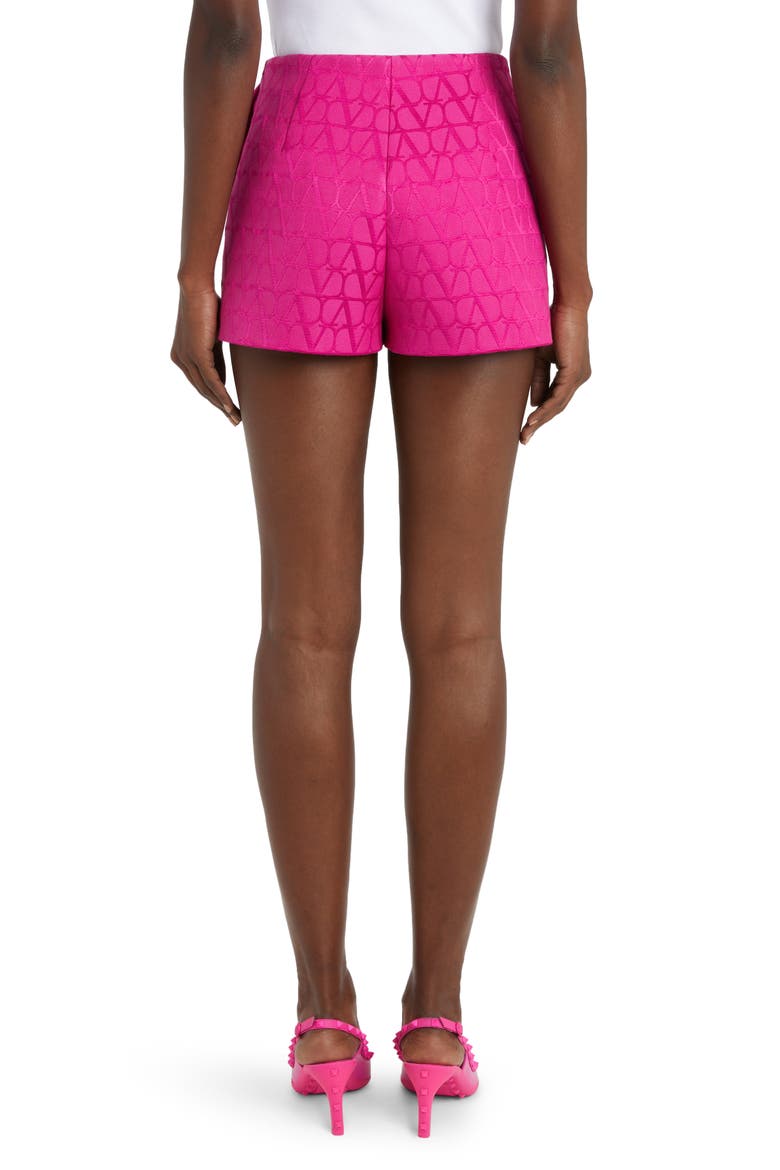 VLOGO Toile Iconographe Shorts, Alternate, color, PINK PP