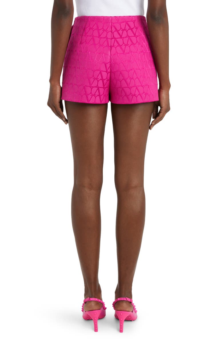 Valentino Garavani VLOGO Toile Iconographe Shorts, Alternate, color, 