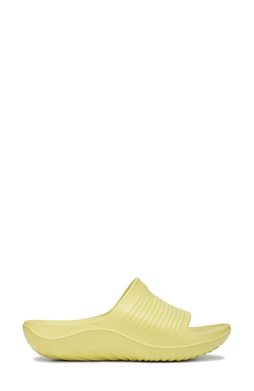 Ryka Women's Echo-recovery Slide Recovery Sandals In Verdant Yellow