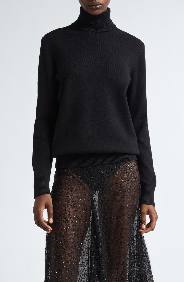 Michael Kors Collection Joan Cashmere Turtleneck Sweater, Main, color,