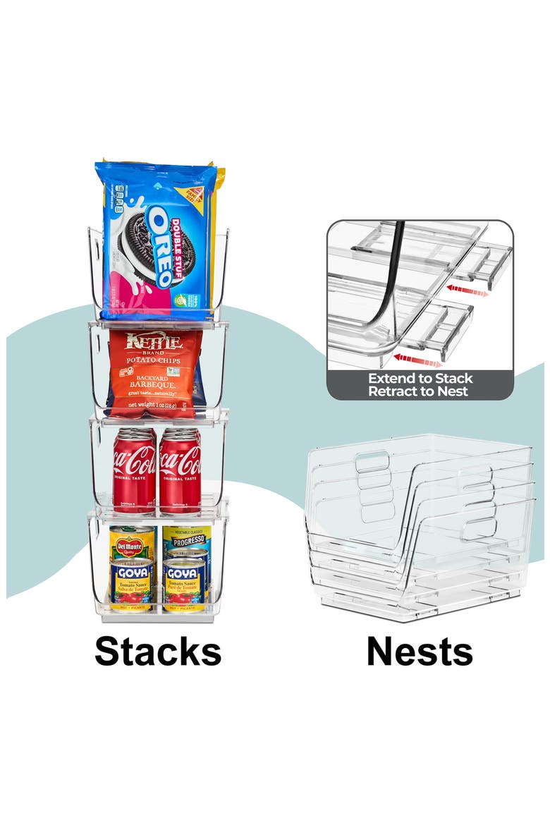 6-Pack Stackable Open Front Bins, Alternate, color, NO COLOR