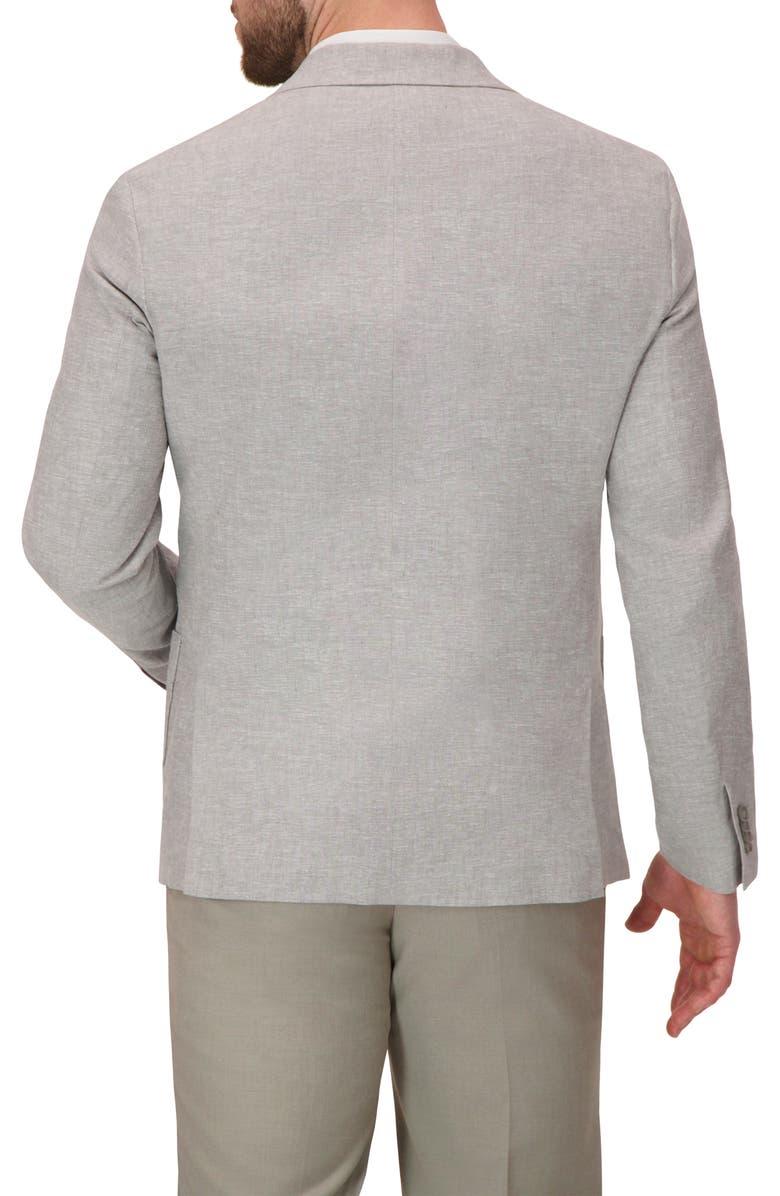 Report Collection Linen & Cotton Blend Sport Coat, Alternate, color, Grey