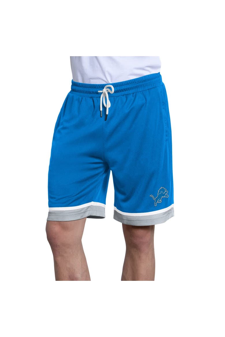 Men's Starter  Blue Detroit Lions Power Play Mesh Shorts, Main, color, Blue