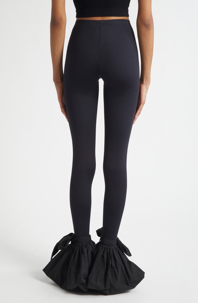 Vaquera Pouf Flare Leggings, Alternate, color, Black 1