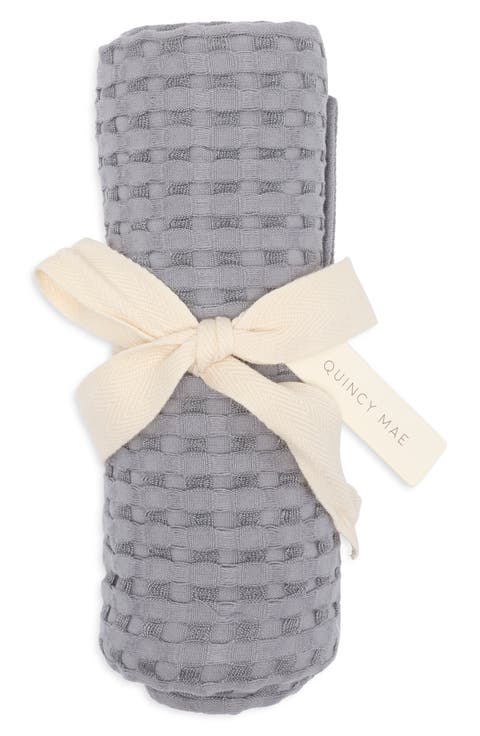 Waffle Knit Baby Blanket