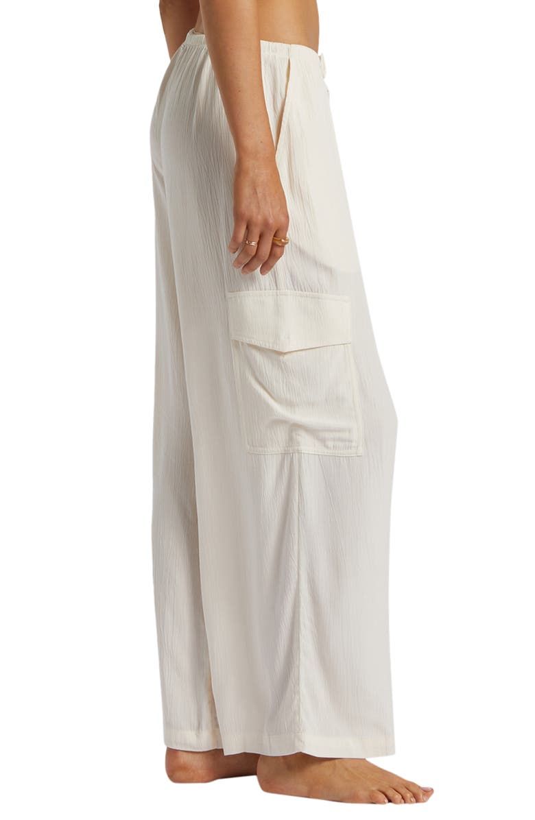 Billabong Beach Babe Wide Leg Cargo Pants, Alternate, color, 