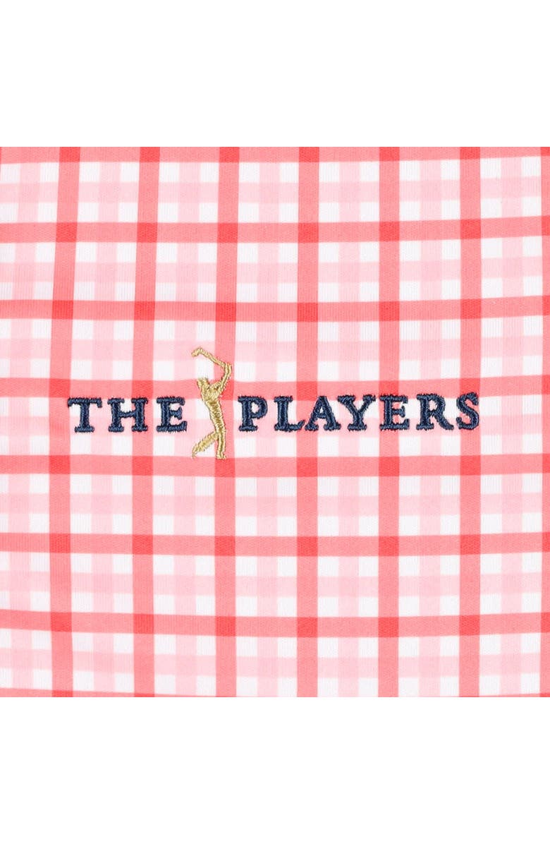 FOOTJOY Women's FootJoy Pink THE PLAYERS Gingham Sleeveless Polo, Alternate, color, 