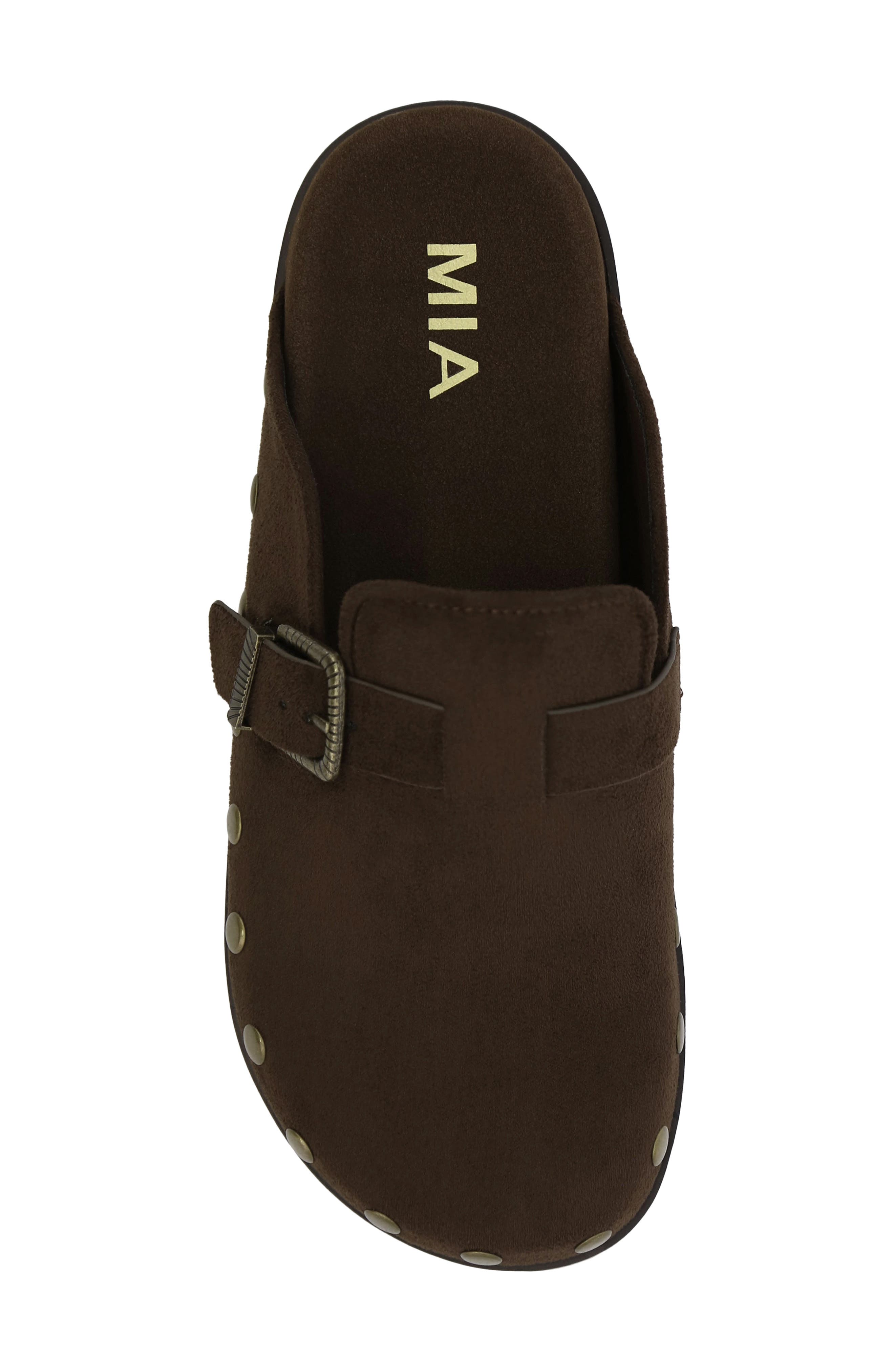 MIA Amelie Clog, Alternate, color, Chocolate