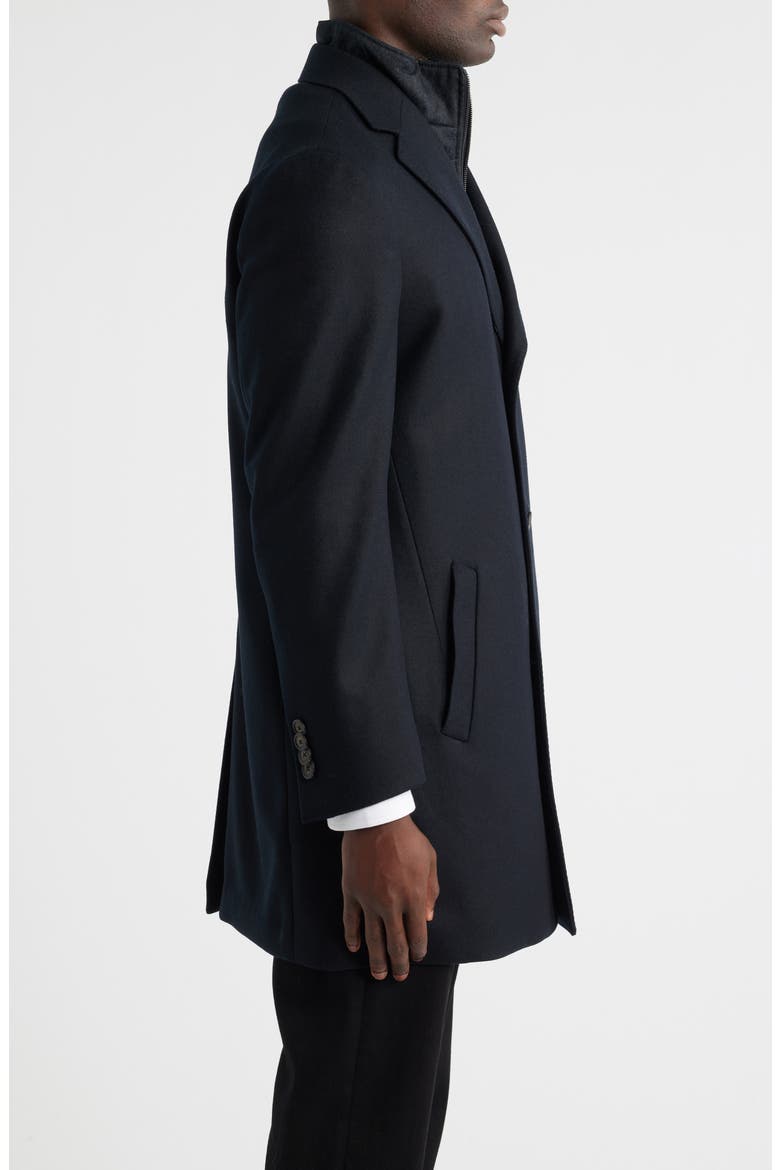 Delroy Wool Topcoat, Alternate, color, BLACK