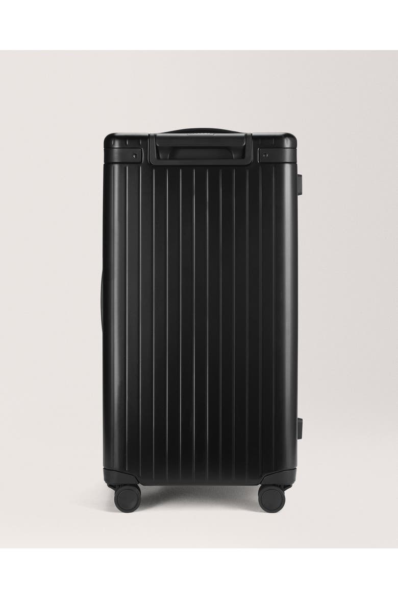 The Trunk Suitcase, Alternate, color, Black / Black