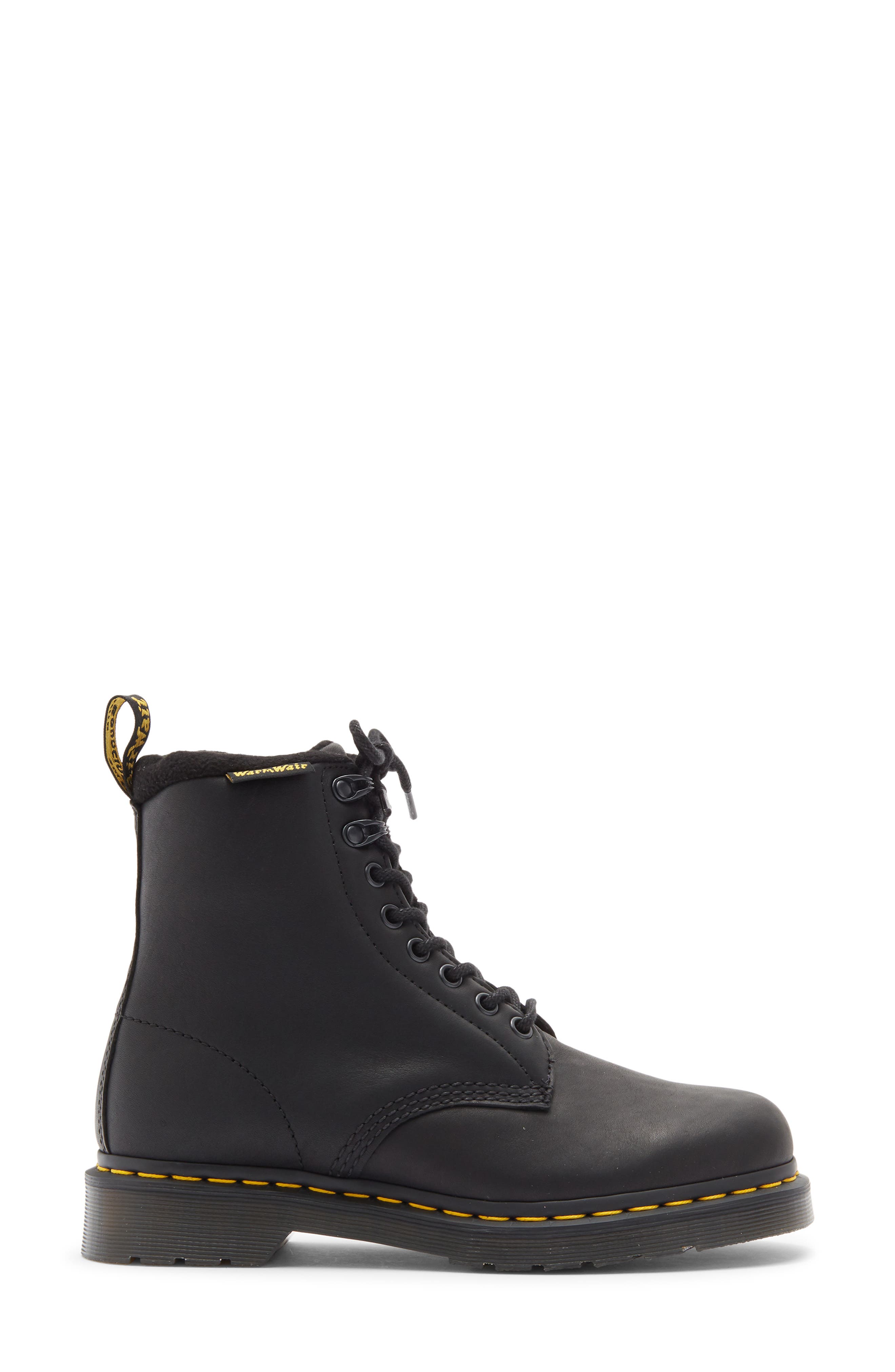 Dr. Martens 1460 Pascal Valor Boot, Alternate, color, Black
