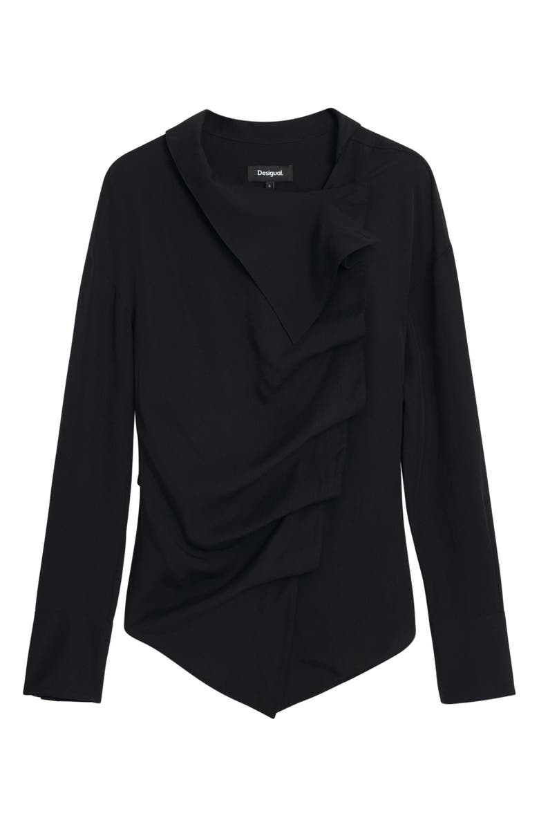 Desigual Egonlab Asymmetrical Top, Alternate, color, Black