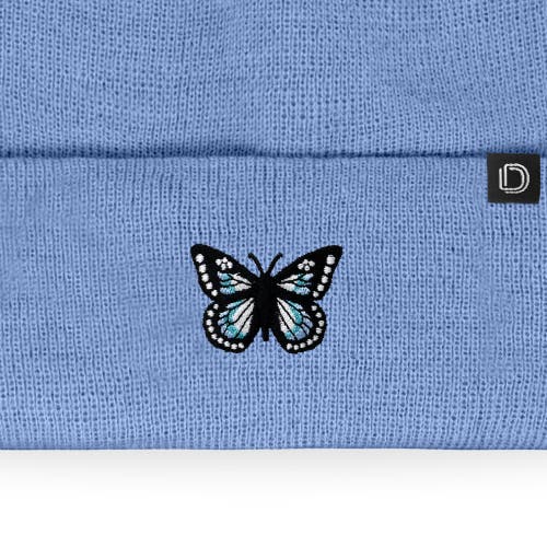 Dalix Butterfly Beanie In Periwinkle
