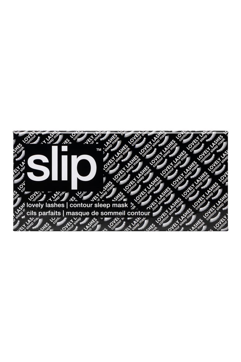 Lovely Lashes Pure Silk Contour Sleep Mask, Alternate, color, BLACK