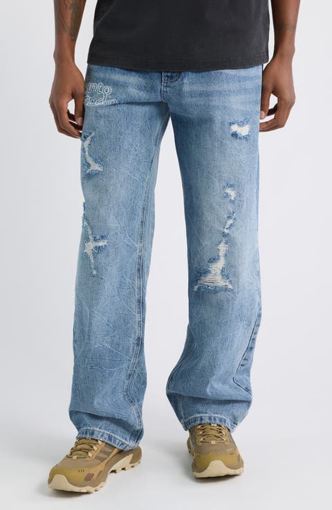 Medici Ripped Baggy Jeans
