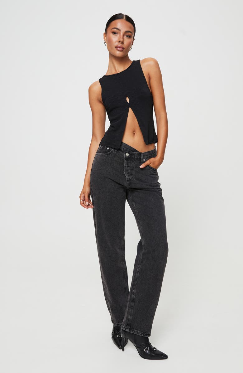 Princess Polly Lantau Front Slit Tank, Alternate, color, 