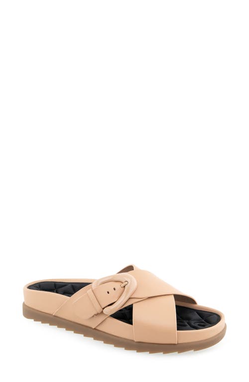 AEROSOLES AEROSOLES LAGO FLATFORM SLIDE SANDAL
