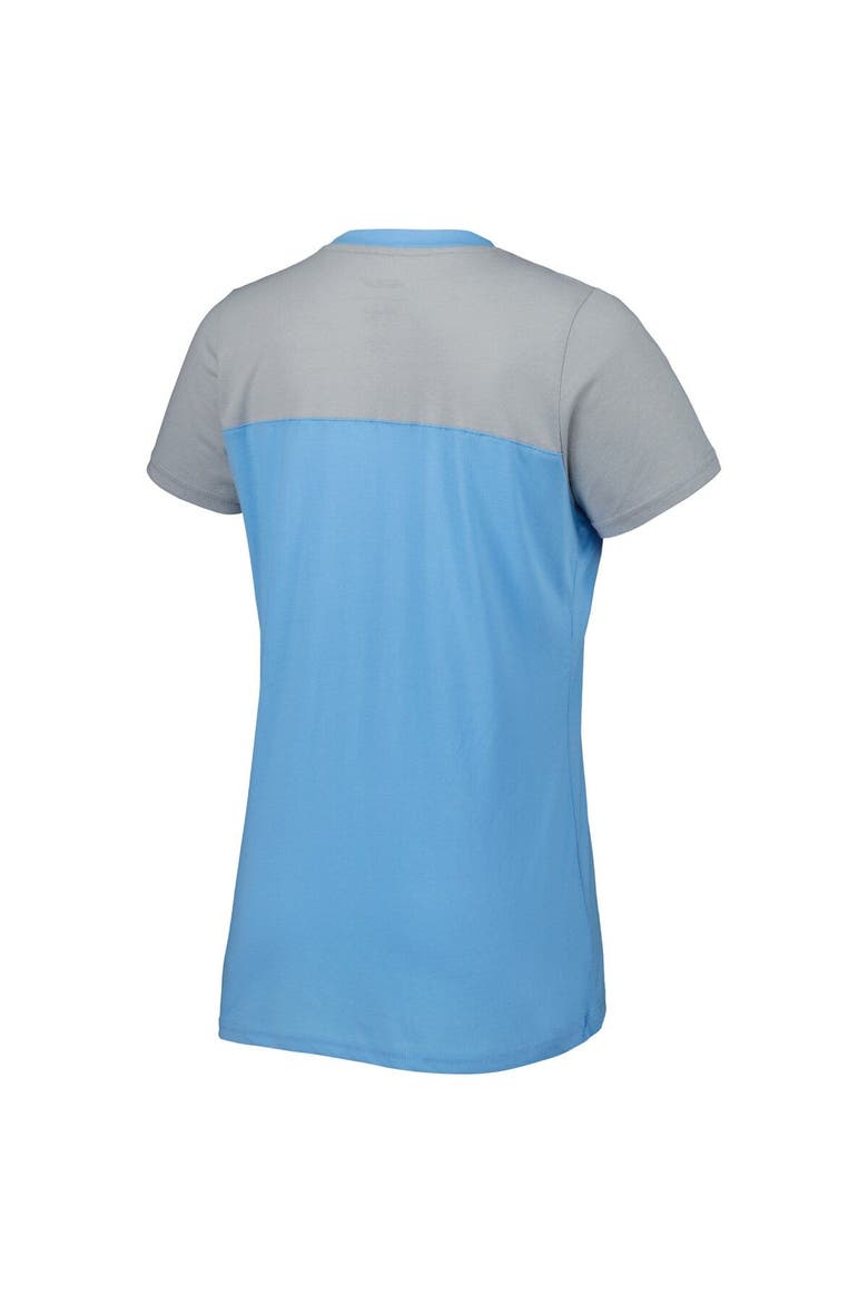Women's G-III 4Her by Carl Banks Light Blue/Gray Kevin Harvick Box Score T-Shirt, Alternate, color, Light Blue