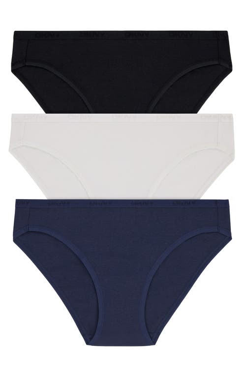 Dkny Table Top Assorted 3-pack Bikinis In Multi