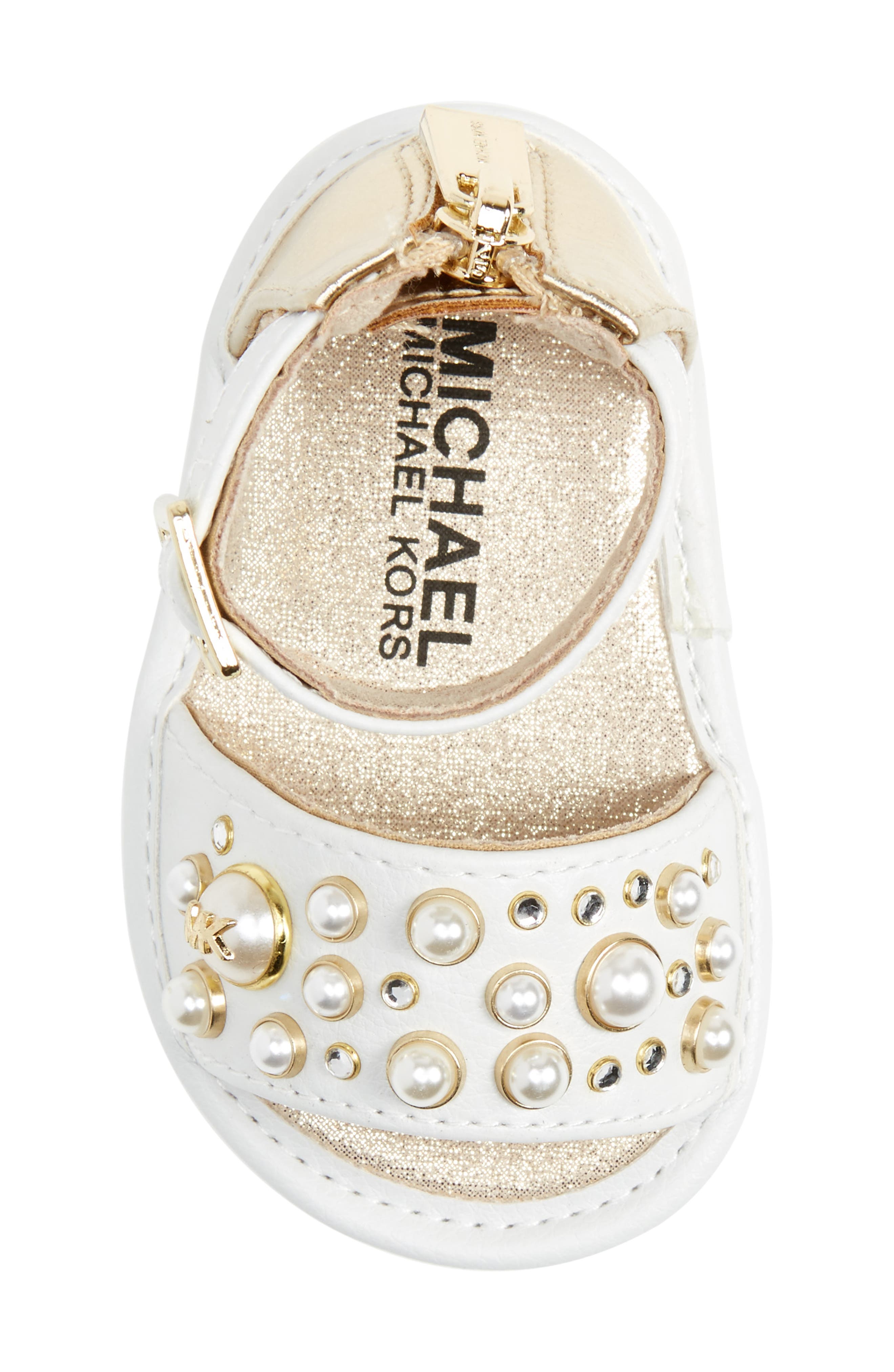 Pennie Sandal, Alternate, color, WHITE