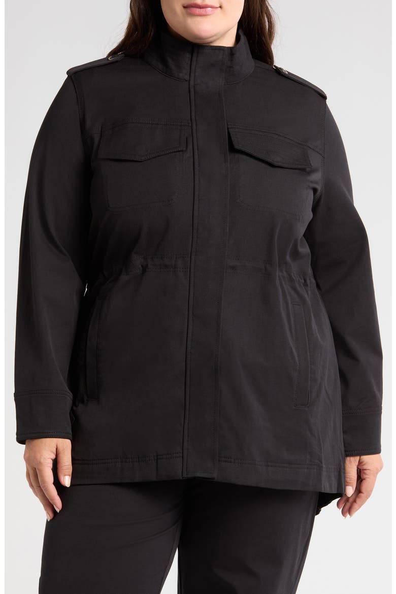 Vineyard Stretch Twill Jacket, Alternate, color, BLACK