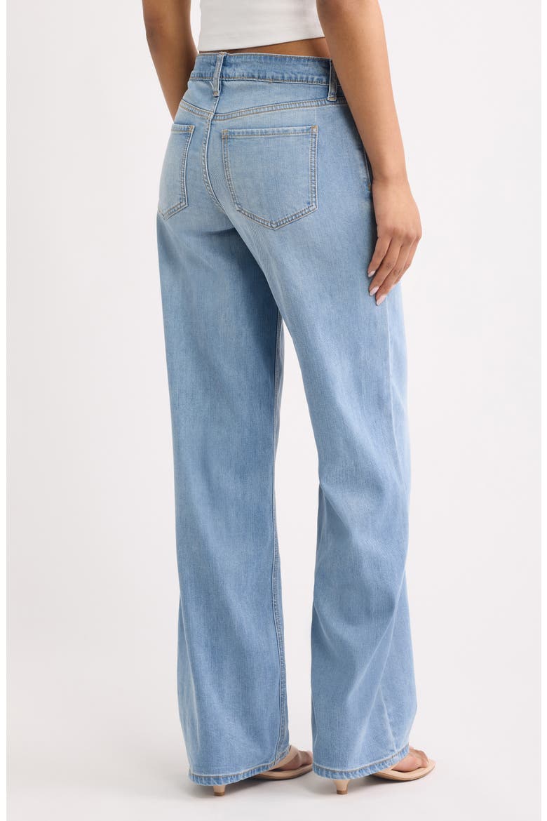 Britney Low Rise Wide Leg Jeans, Alternate, color, SKY BLUE