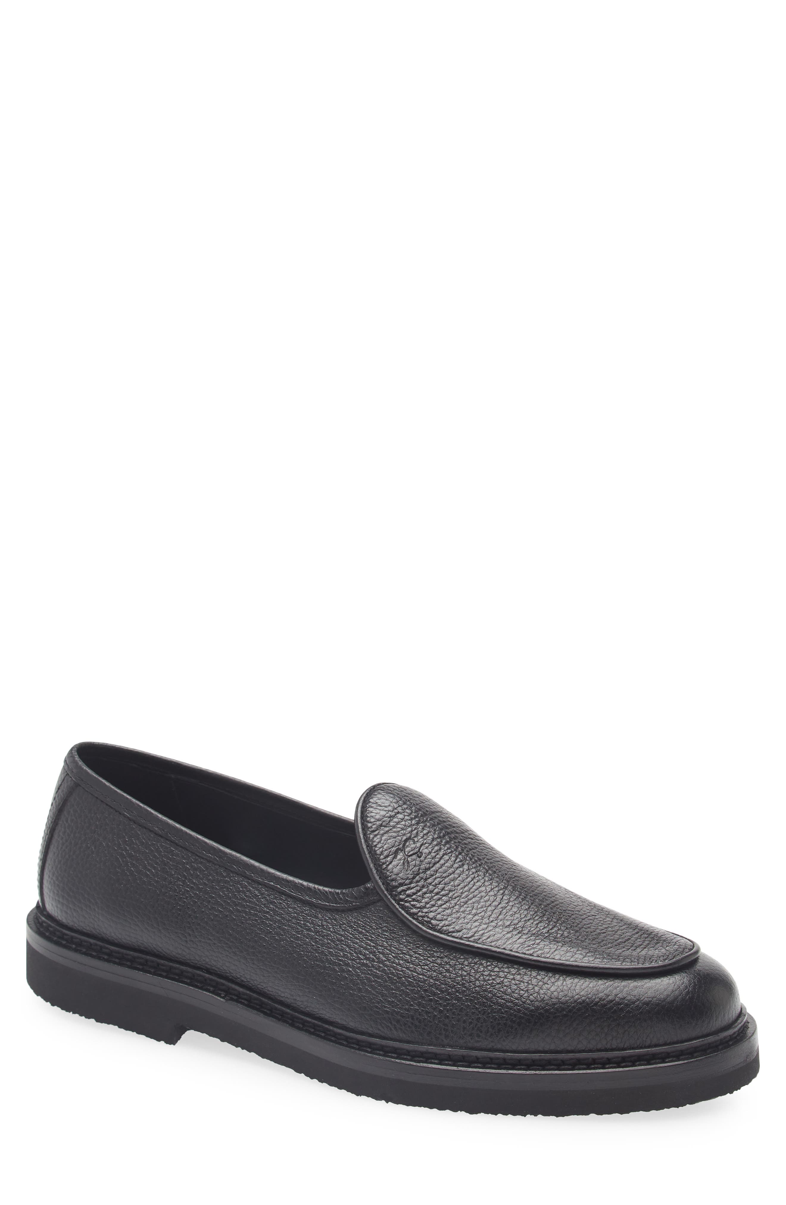 JACQUES SOLOVIERE Alexis Loafer, Main, color, Black