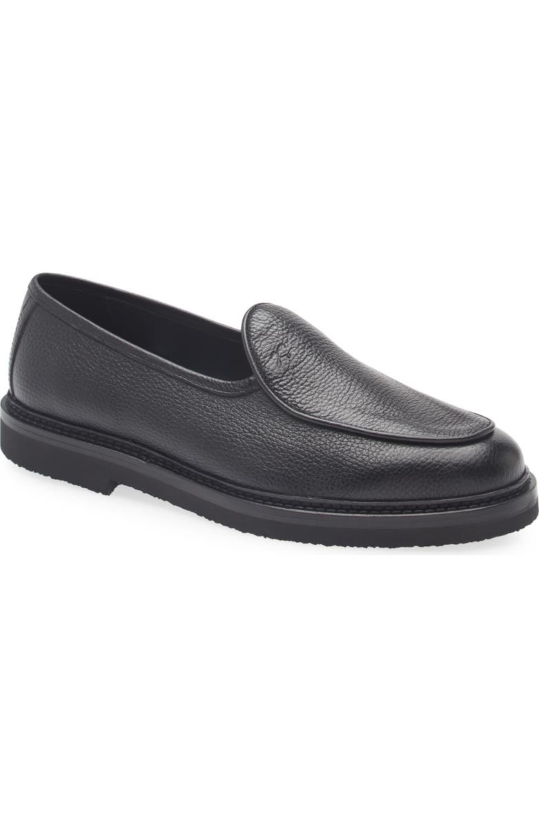 JACQUES SOLOVIERE Alexis Loafer, Main, color, Black
