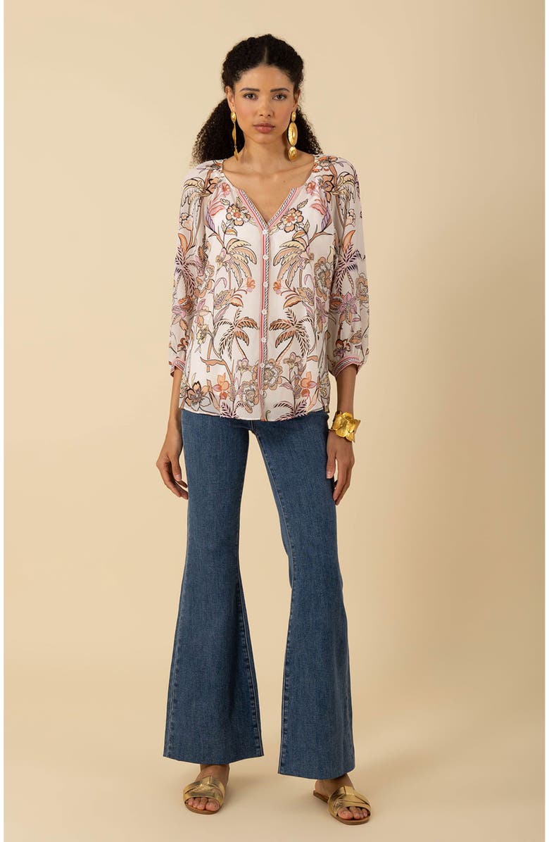 Hale Bob Freyja Silk Top, Main, color,