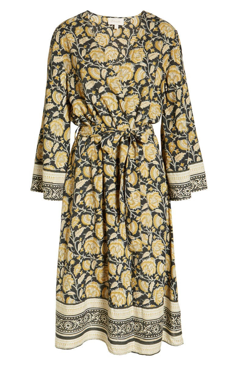 Cleobella Floral Long Sleeve Wrap Dress | Nordstrom