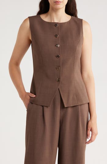 Gemma + Jane Hammered Button-up Vest