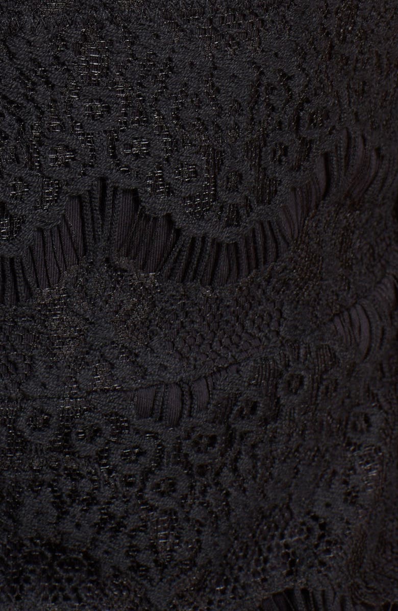 Free People Lace High/Low Sheath Dress, Alternate, color, 