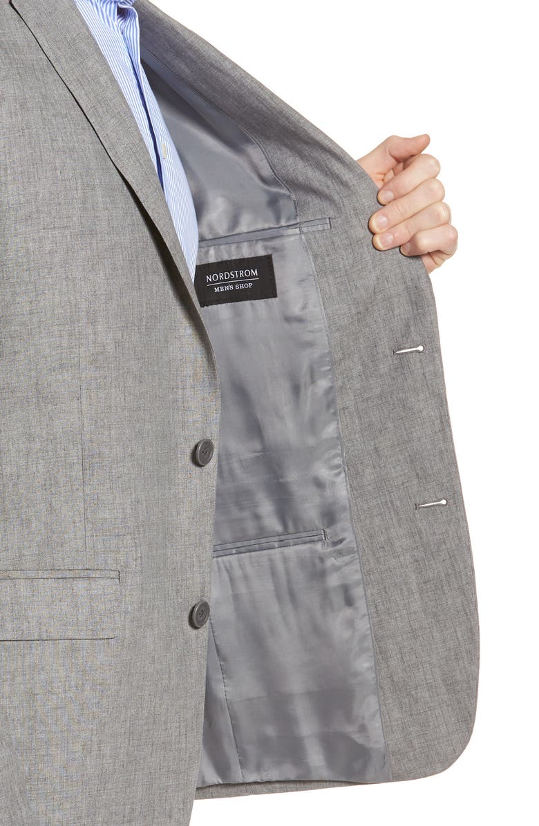 NORDSTROM MEN'S SHOP Trim Fit Linen Blazer, Alternate, color, 