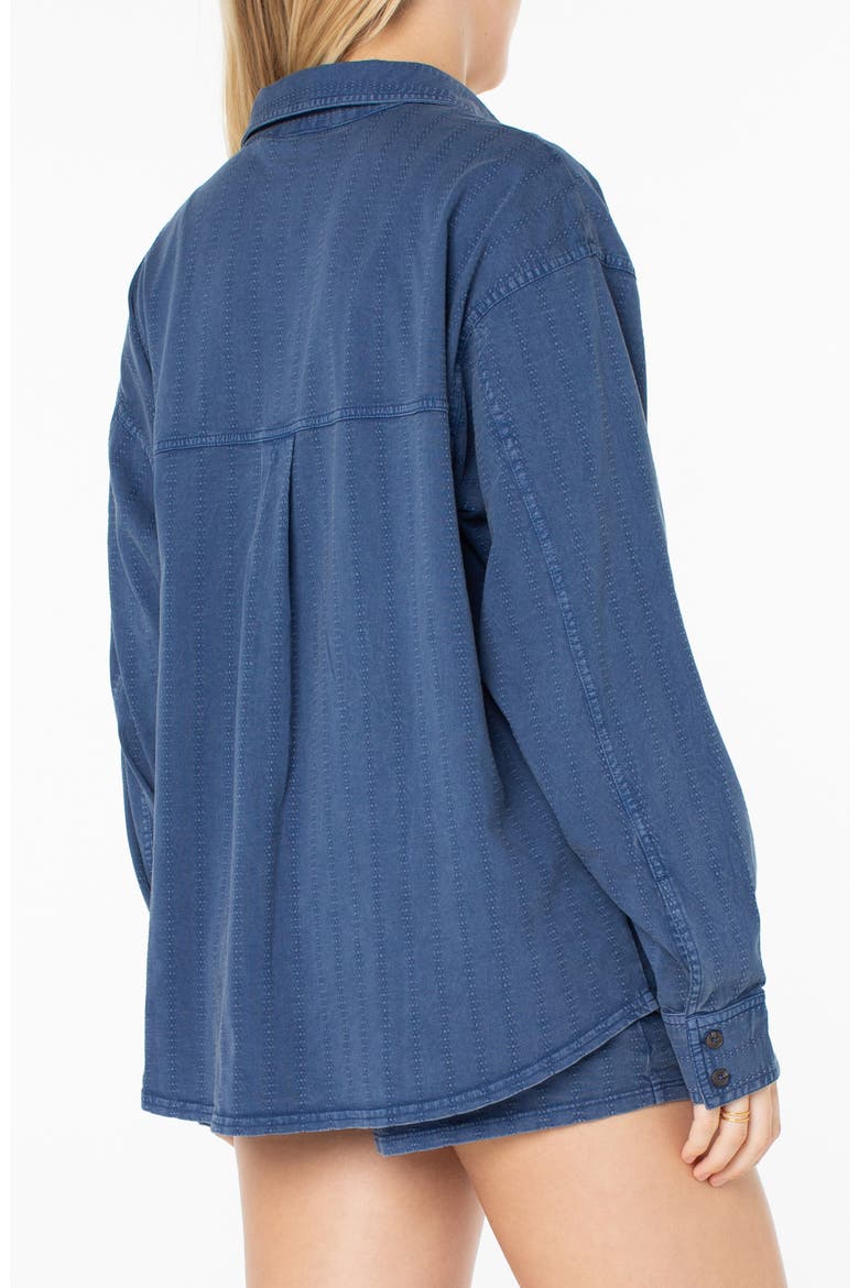 Sandpiper Cotton Button-Up Shirt, Alternate, color, SARGASSO