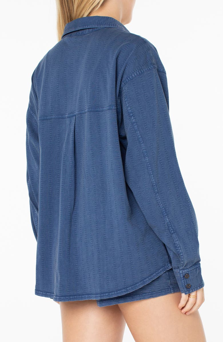 Roxy Sandpiper Cotton Button-Up Shirt, Alternate, color, 