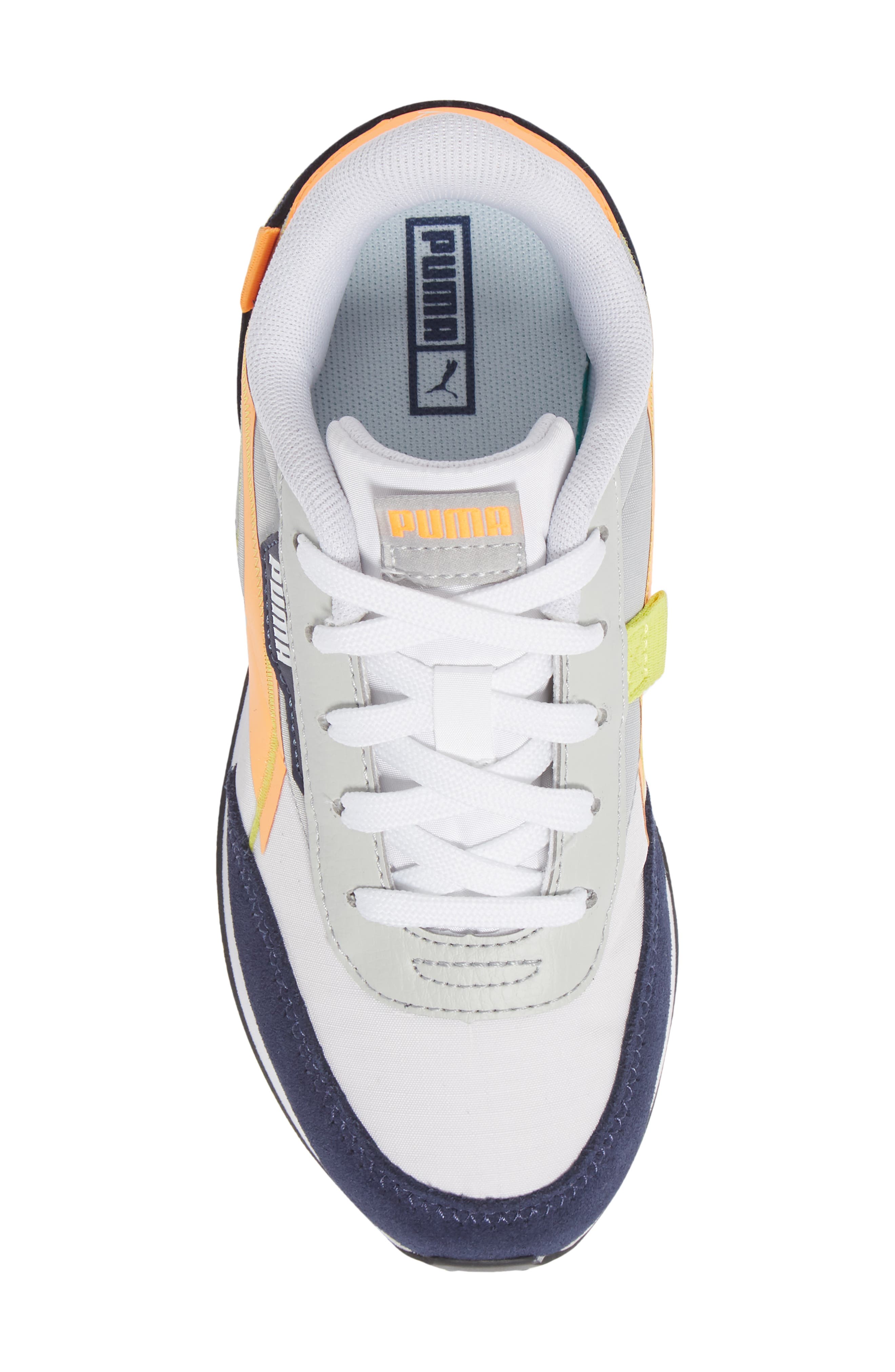 Future Rider Twofold Sneaker, Alternate, color, HIGH RISE-PEACOAT-FLUO ORANGE
