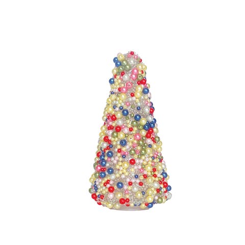 Beaded Glass Tree with Acrylic Accents