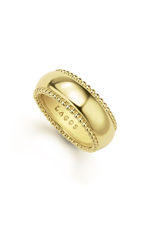 Lagos 18k Gold Anthem Band Ring In Gold