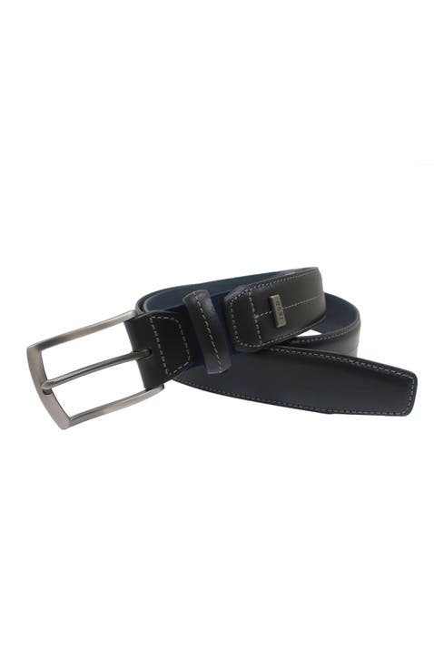 Mens Elastic Power Stretch Leather Belt