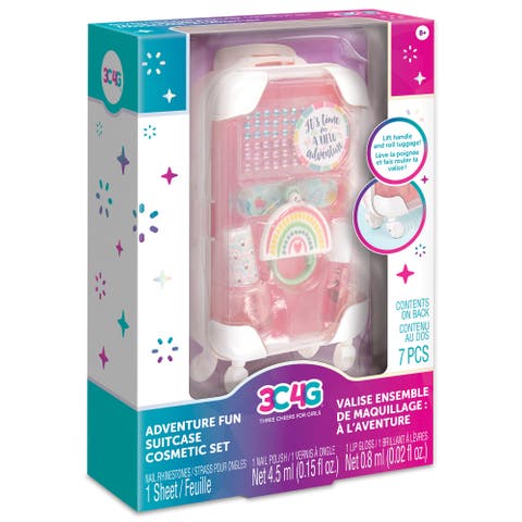 3C4G Adventure Fun Suitcase Cosmetic Set, 7 Pieces